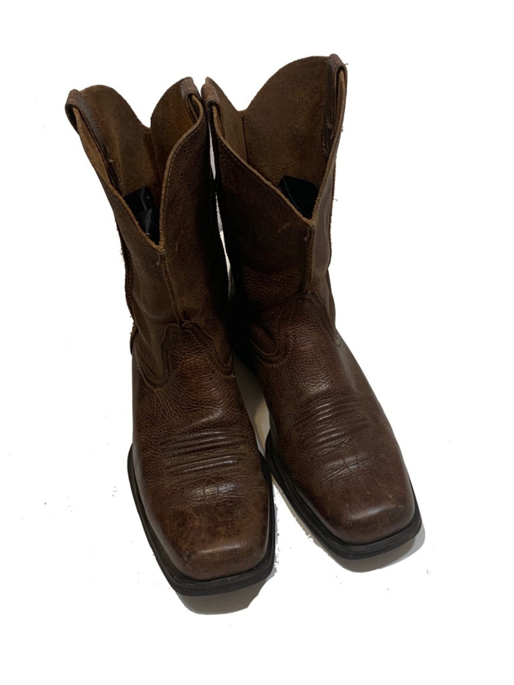 Ariat Men's Brown Leather Western Boots - Picture 4 of 9